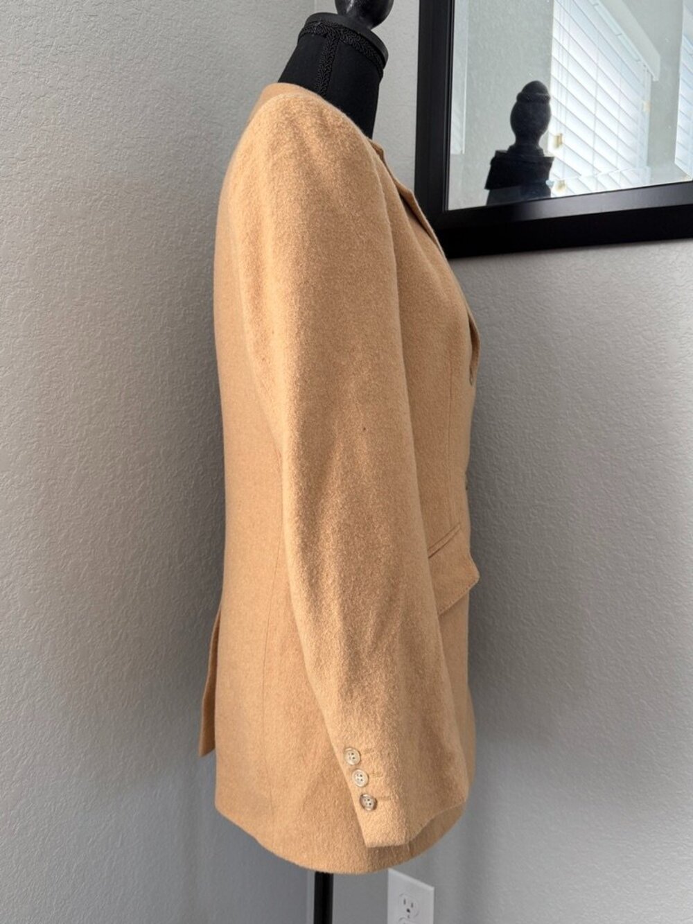 Vintage BROOKS BROTHERS Camel Hair Blazer 6 Women's - Picture 3 of 16
